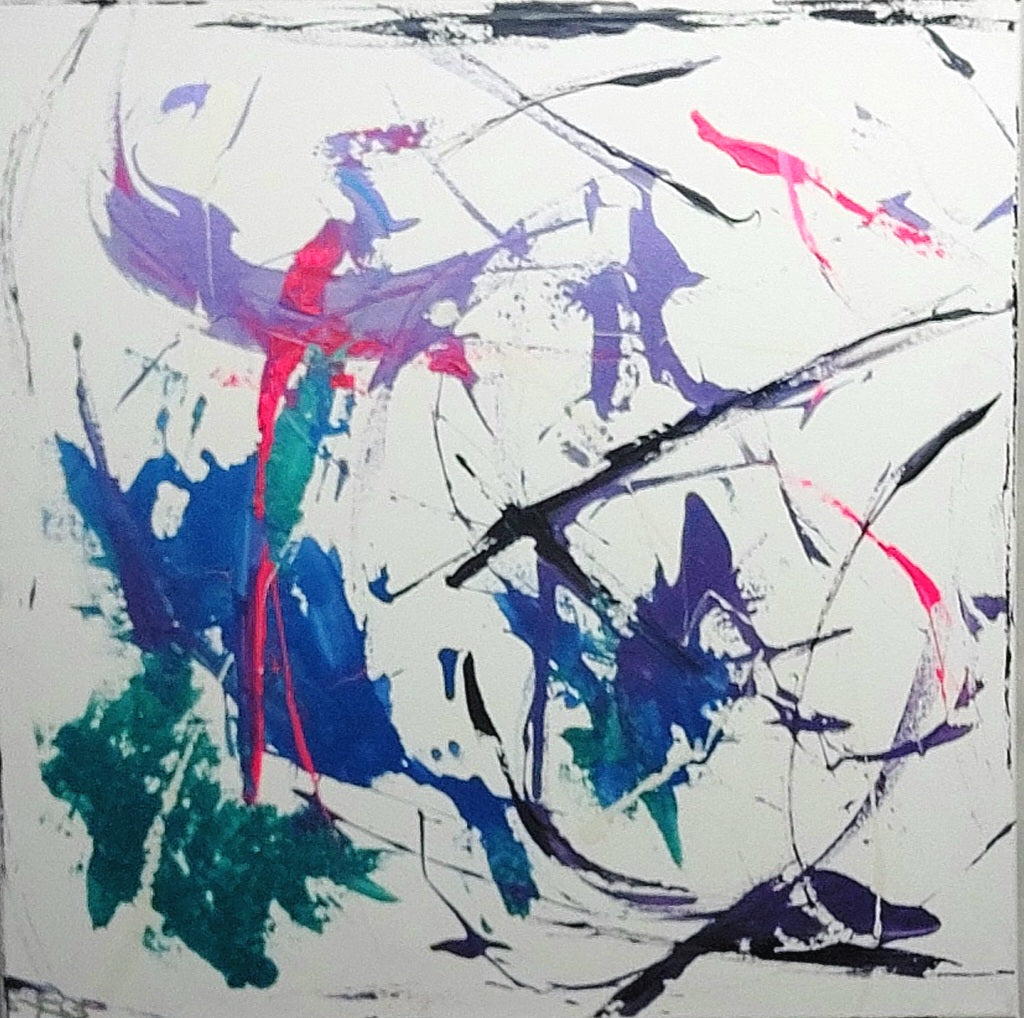 Original Leinwandbild metallic Look Nr. 114