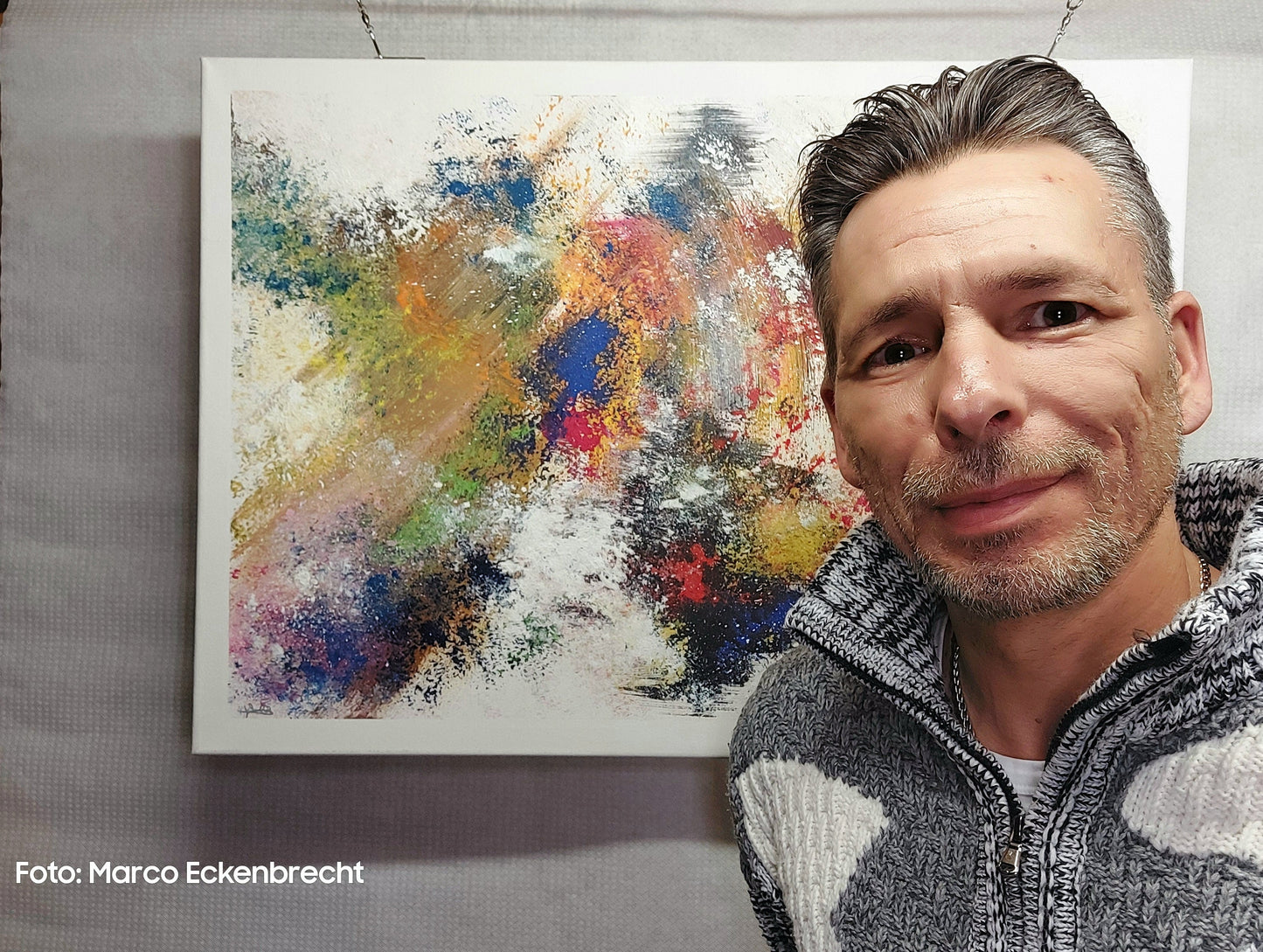 Original Leinwandbild Nr. 66, Größe: 50x70 cm, Leinwand Canvas, Keilrahmen
