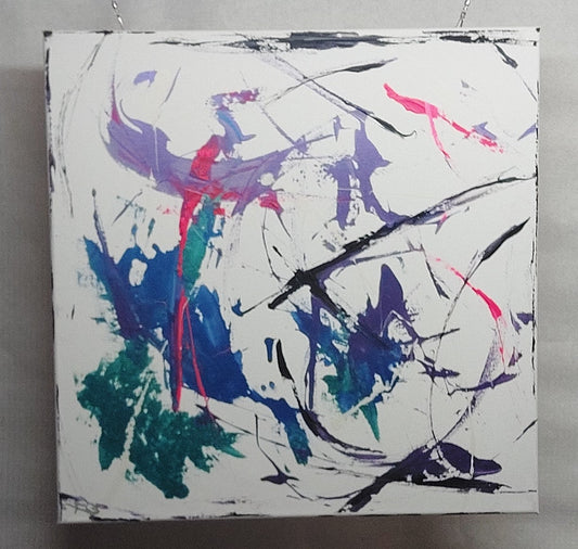 Original Leinwandbild metallic Look Nr. 114