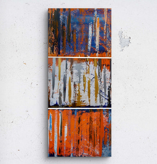 Original Leinwandbilder Set Nr. 102 aus der Acryl Galerie Marco Eckenbrecht