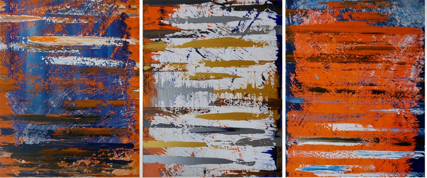 Original Leinwandbilder Set Nr. 102 aus der Acryl Galerie Marco Eckenbrecht